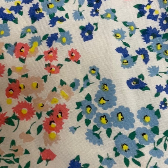 NWOT Style Envy halter top front tie coral/blue button front maxi dress, size M - Picture 7 of 10